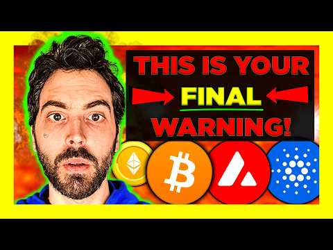 FINAL WARNING to ALL Crypto Holders!! (I will delete this in 24 hours)