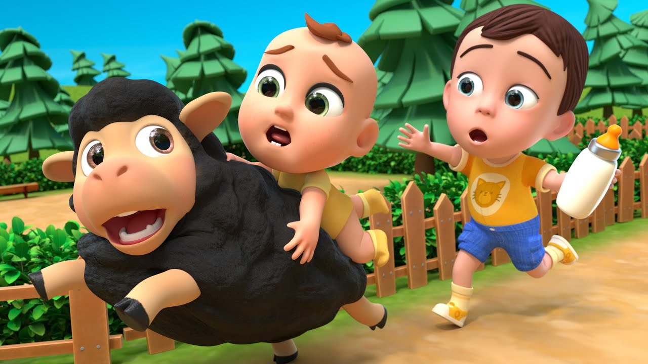 Baa Baa Black Sheep, Don't Run! | Lalafun Nursery Rhymes & Kids Songs