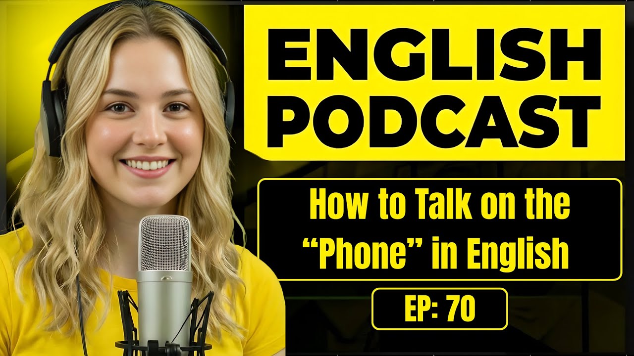 100 Essential Phrases & How to Talk on the Phone in English | English Conversation Practice