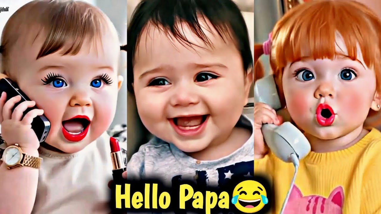 Baby Can’t Stop Laughing 😂 | Cutest Baby Reaction Ever | Funny Baby Video Compilation 2025