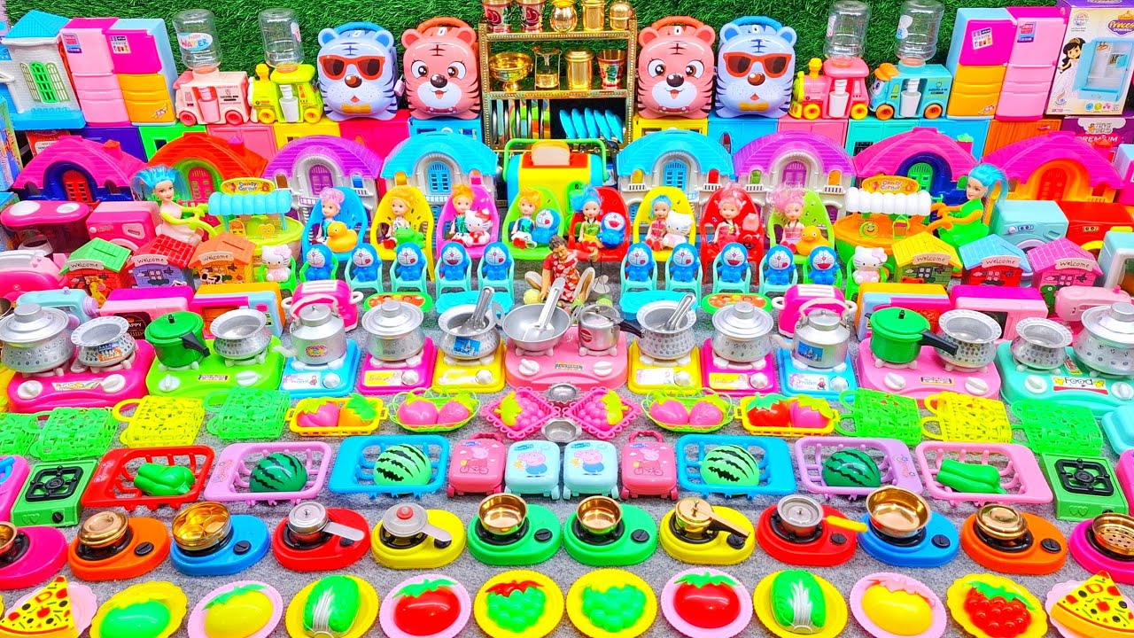 7:02 Mini Kitchen Set Collection for Kids Playing | Unboxing Kids Kitchen Set | 