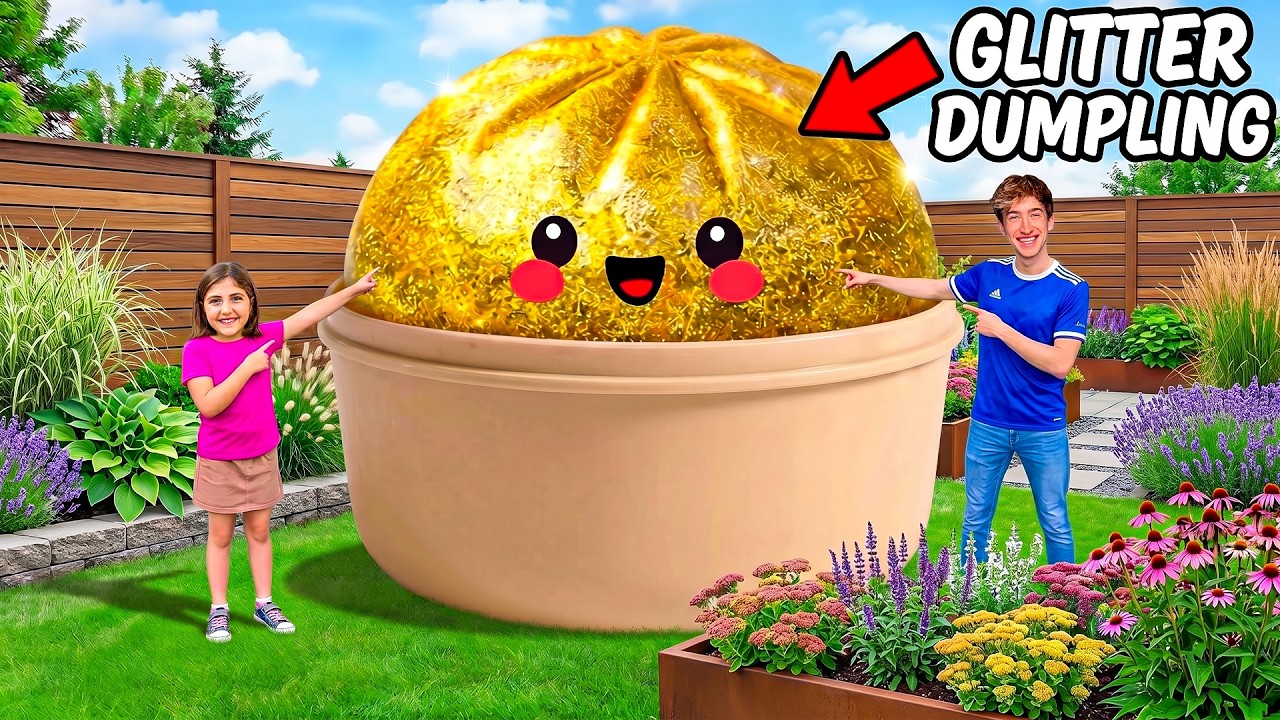 Anazala Family Opened a GLITTER Dumpling!